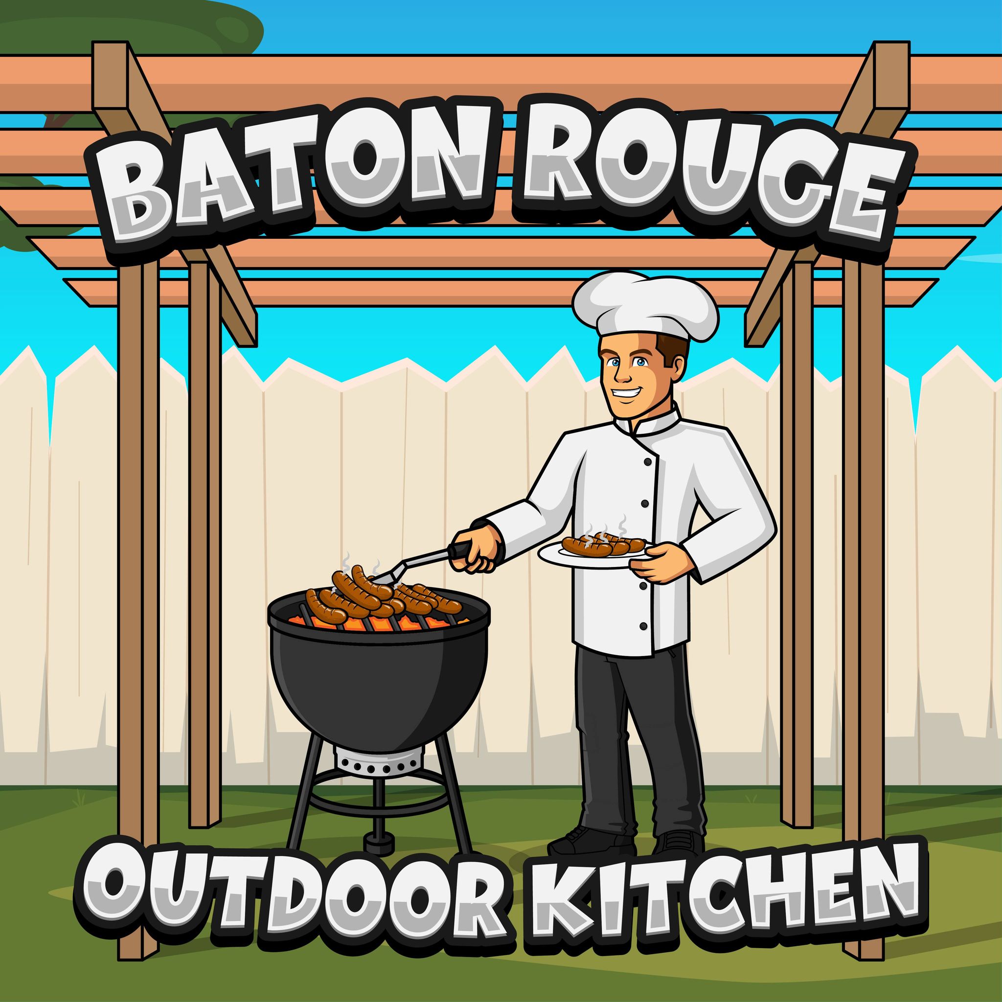 Baton Rouge Outdoor Kitchen