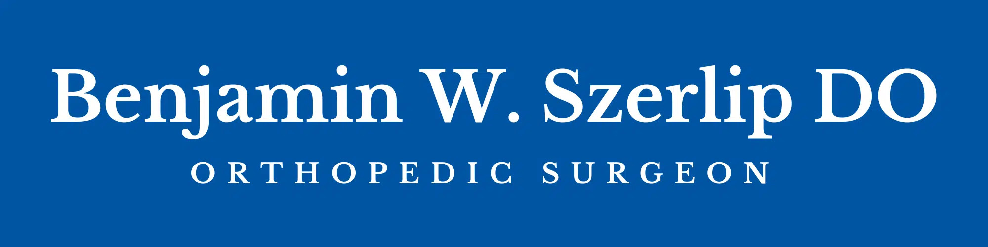 Dr. Ben Szerlip